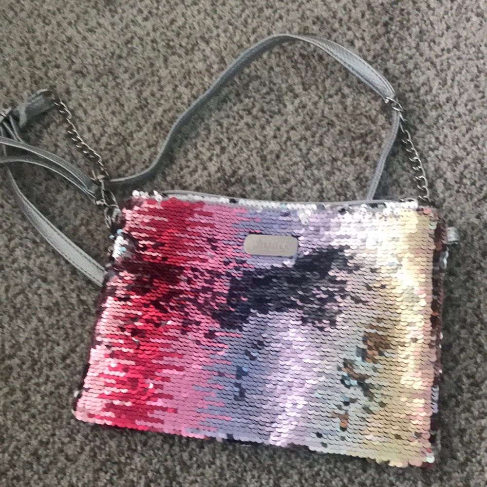 Justice Flip Sequin Ombre Purse